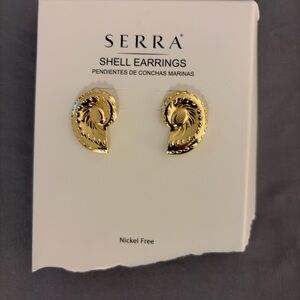 Serra Gold Nautical Earrings